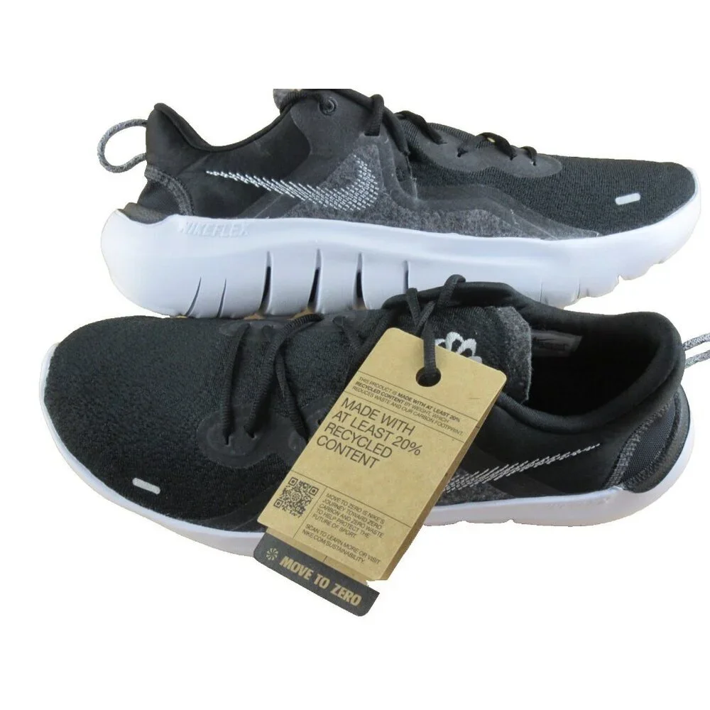 Nike Men's Flex 2021 RN Running Shoes Black White Smoke Grey Sizes NIB